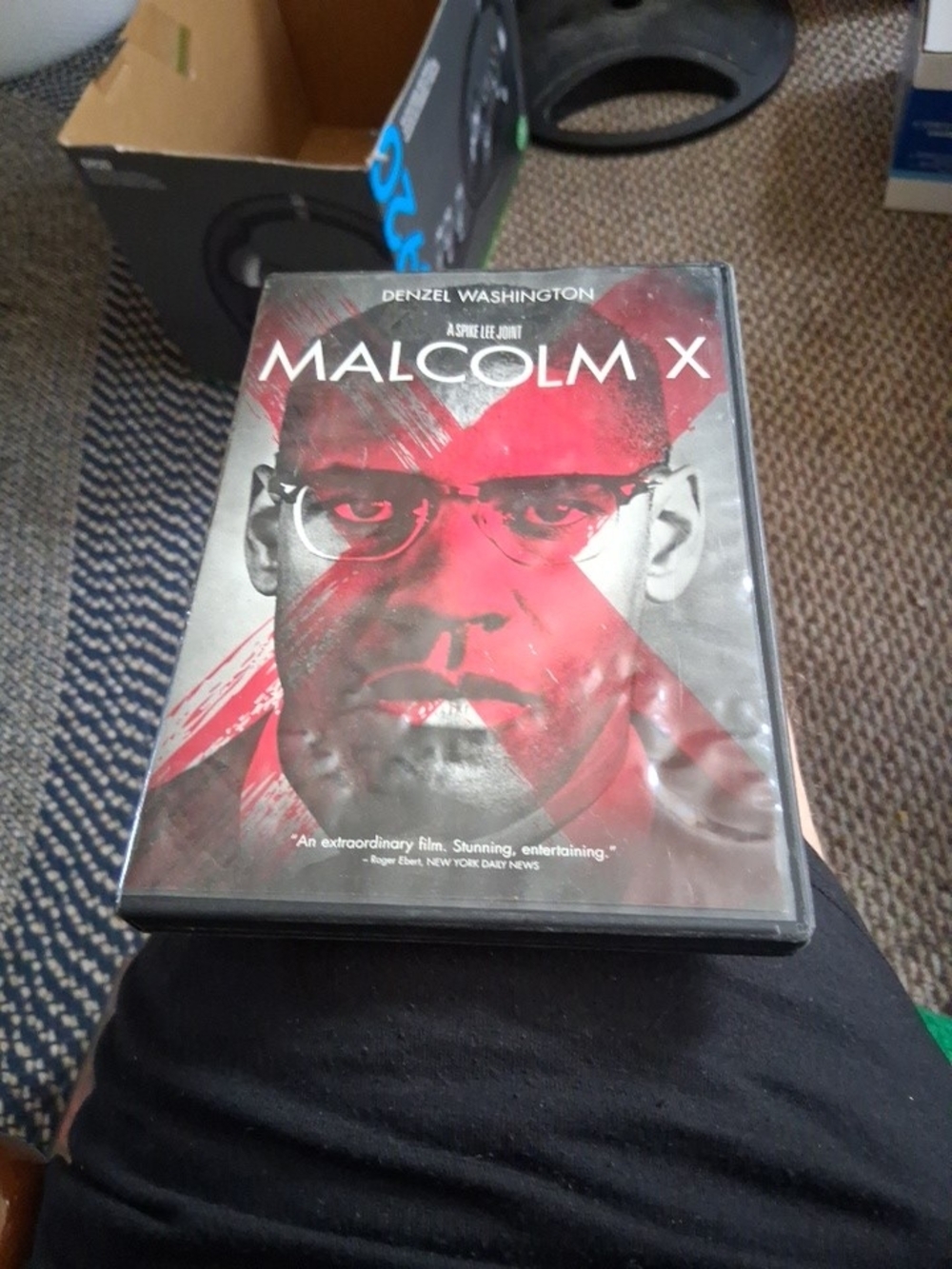 Malcolm X (Denzel Washington) DVD - Black & Red Case